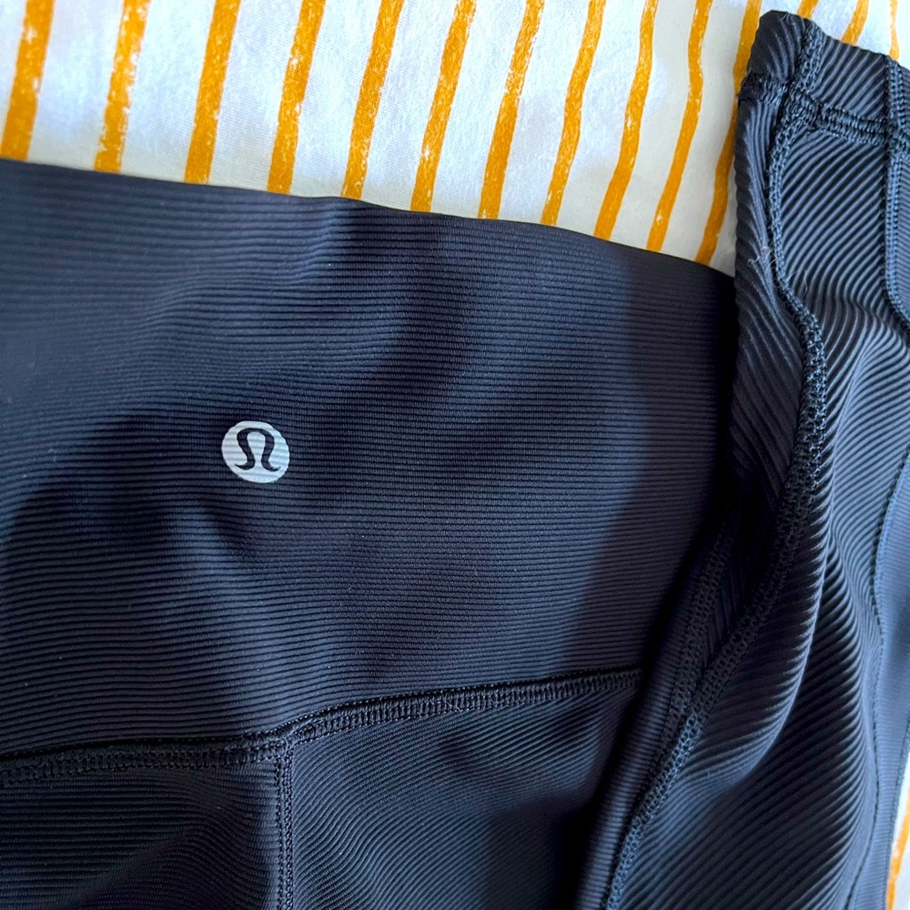 LULULEMON WUNDER UNDER HR CROP 23” *RIBBED